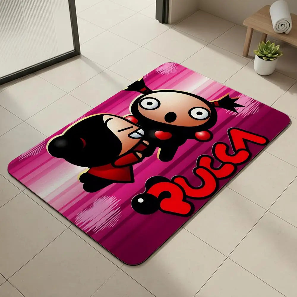 Pucca Diatomite Bath Mat – Quick Dry, Non-Slip & Absorbent Diatomite Bath Mat Axl White8 30x45cm