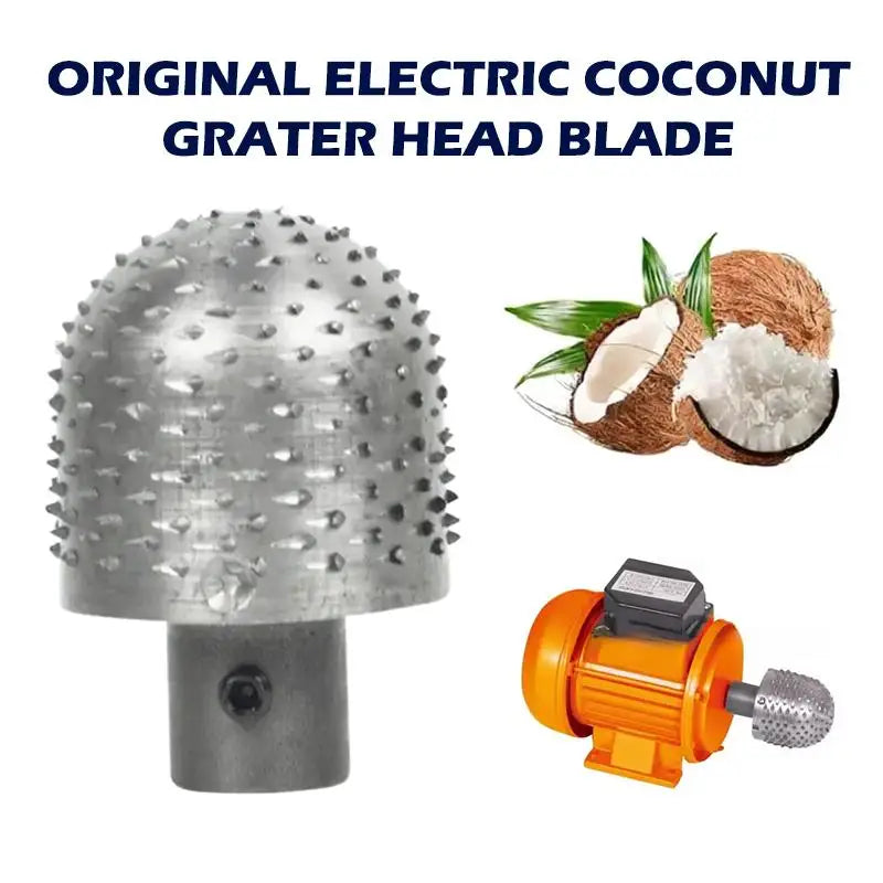 12mm Electric Coconut Grater Head Blade – Heavy Duty Stainless Coconut Grater Blade Axl