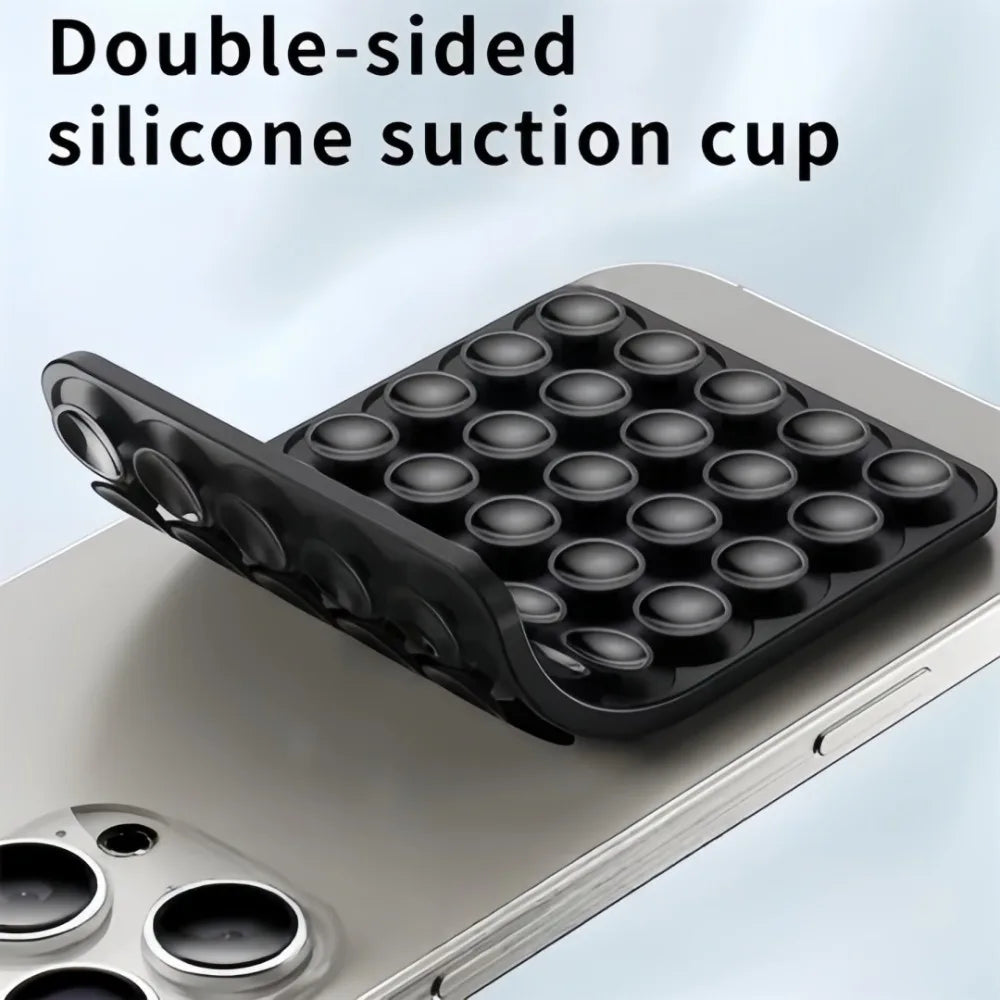 Silicone Double-Sided Suction Phone Holder – Anti-Slip Mount Phone Suction Mount Axl