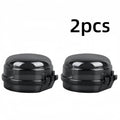 Gas Stove Knob Covers 2pcs – Child Safety Lock Universal Fit Kitchen Safety Cover Axl black-2pcs