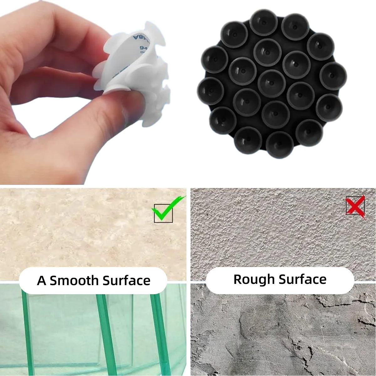 Silicone Suction Cup Phone Holder – Double-Sided Wall Mount Phone Suction Mount Axl