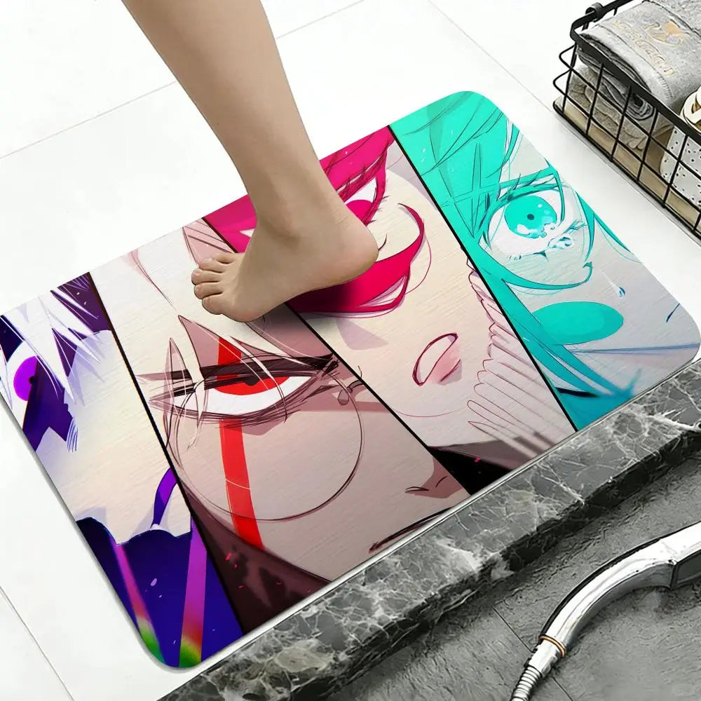 Dandadan Diatomite Bath Mat – Quick Dry & Non-Slip Anime Mat Diatomite Bath Mat Axl