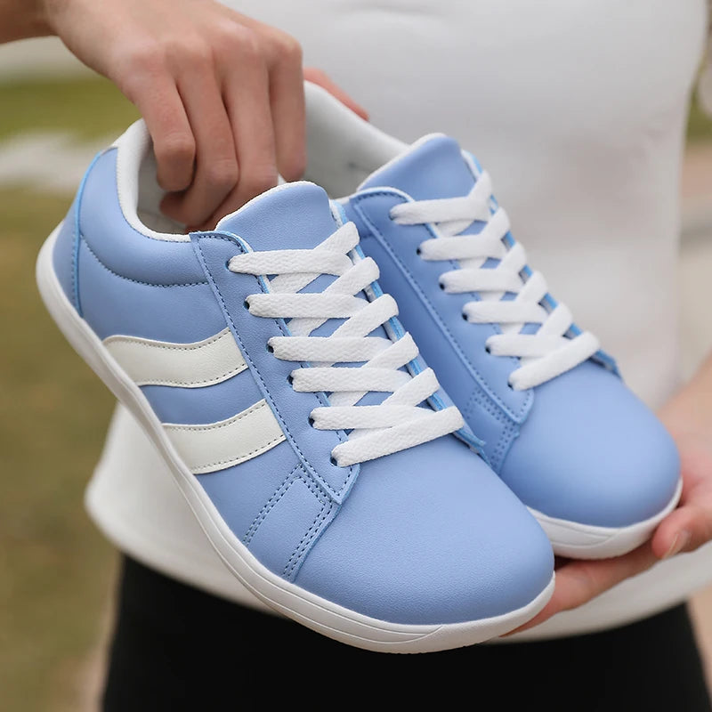 ZULIWAGN Barefoot Wide Toe Canvas Shoes – Men & Women Barefoot Canvas Shoes Axl SKY BLUE 39