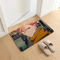 Anime I-ID Diatomite Bath Mat – Quick Dry & Non-Slip Diatomite Bath Mat Axl White6 40x60cm