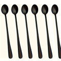 6-Piece Long Handle Stainless Steel Stirring Spoons | 7.87" Stirring Spoon Set Axl 6PCS