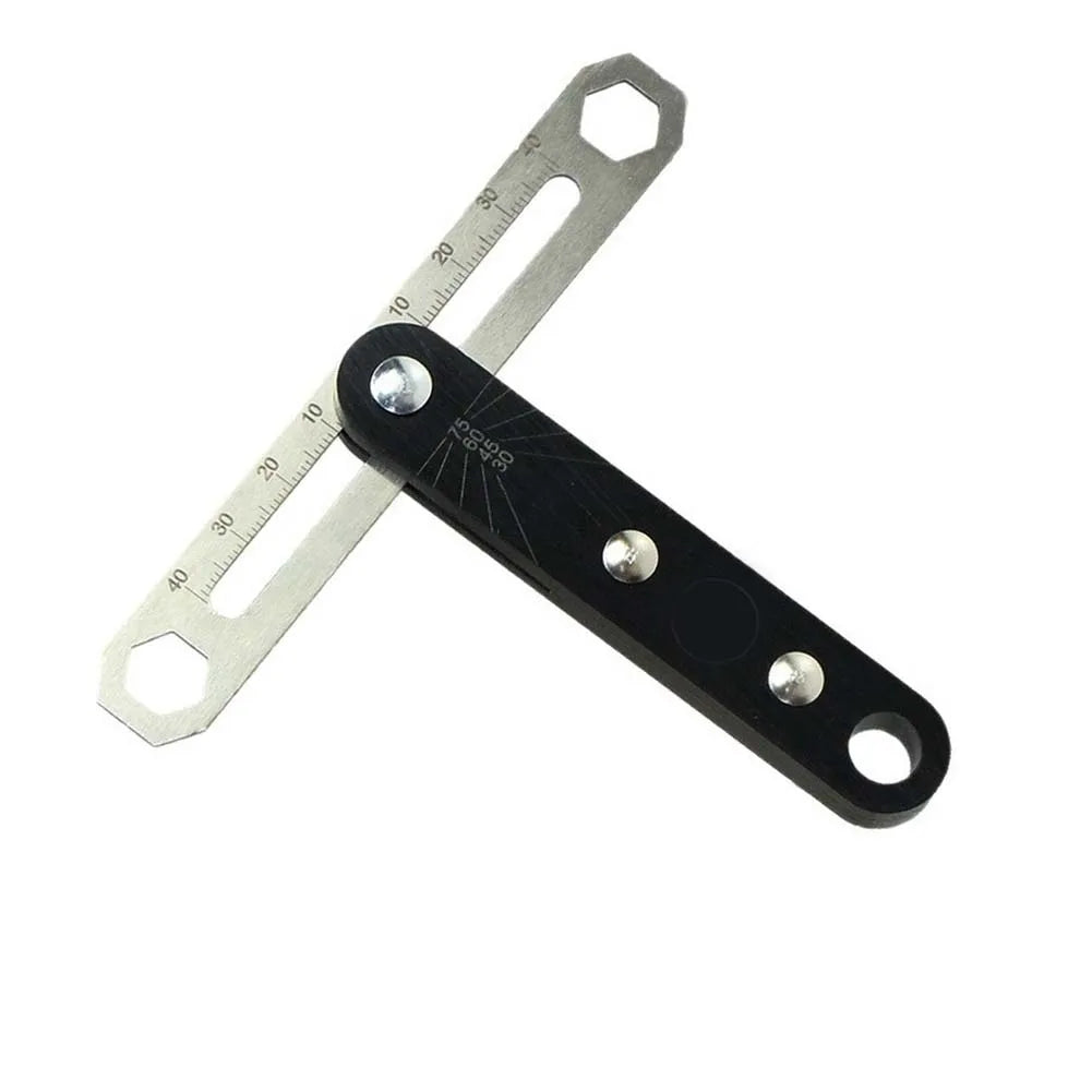 80mm T-Shape Angle Ruler | Adjustable Woodworking Square Gauge Woodworking Angle Ruler Axl