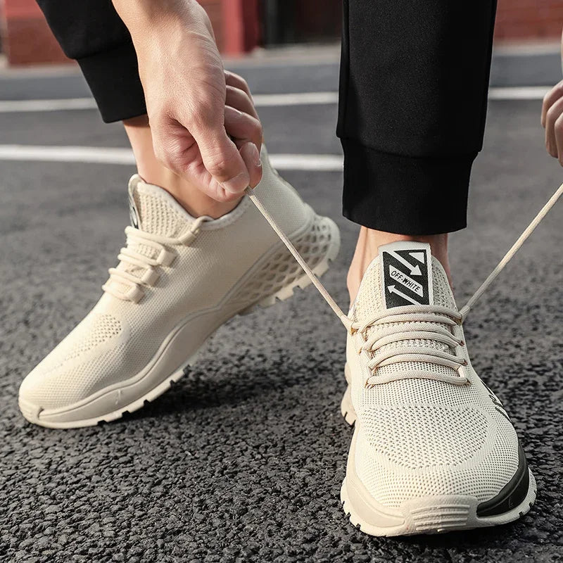 Men's Breathable Mesh Vulcanized Sneakers | Casual Trainers Men's Sneakers Axl