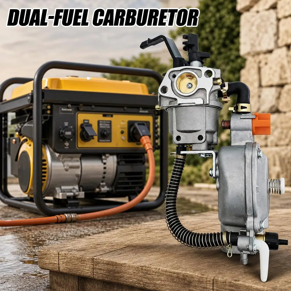 Dual-Fuel Carburetor LPG NG Conversion Kit for GX160 168F Dual-Fuel Carburetor Kit Axl