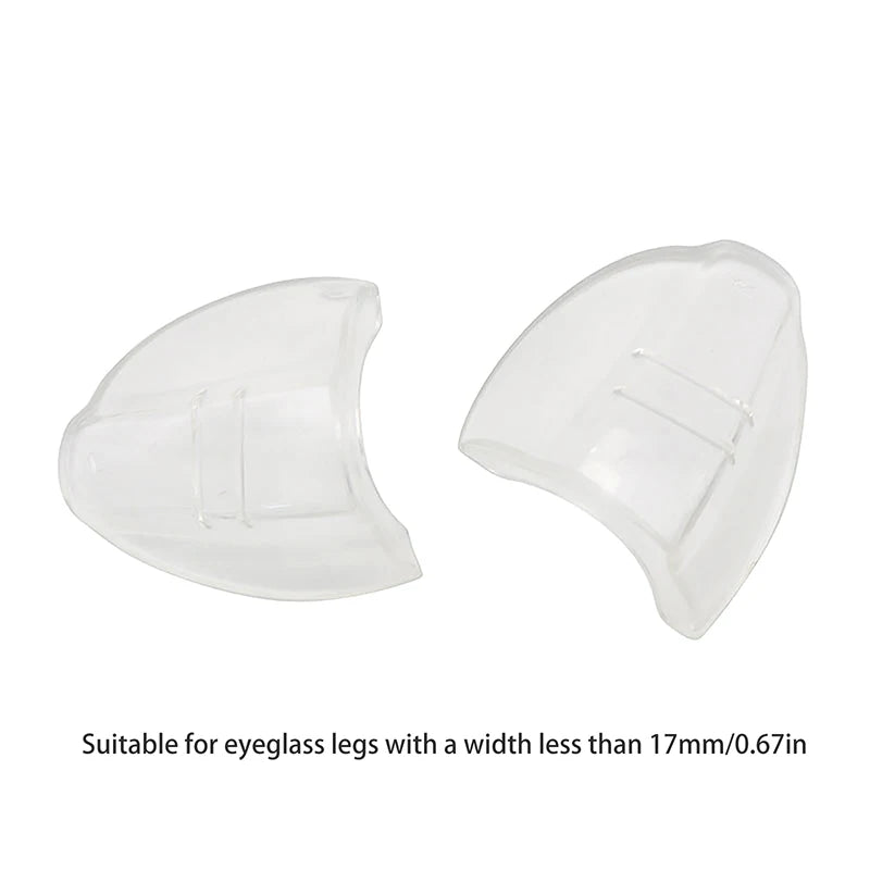 TPU Safety Glasses Side Shields | 12/17mm Universal Fit Pair Glasses Side Shield Axl Single hole tran