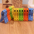 8-Pack Large Windproof Clothespins – Heavy-Duty Spring Clamps Clothespins Clamp Set Axl 8Pcs Random