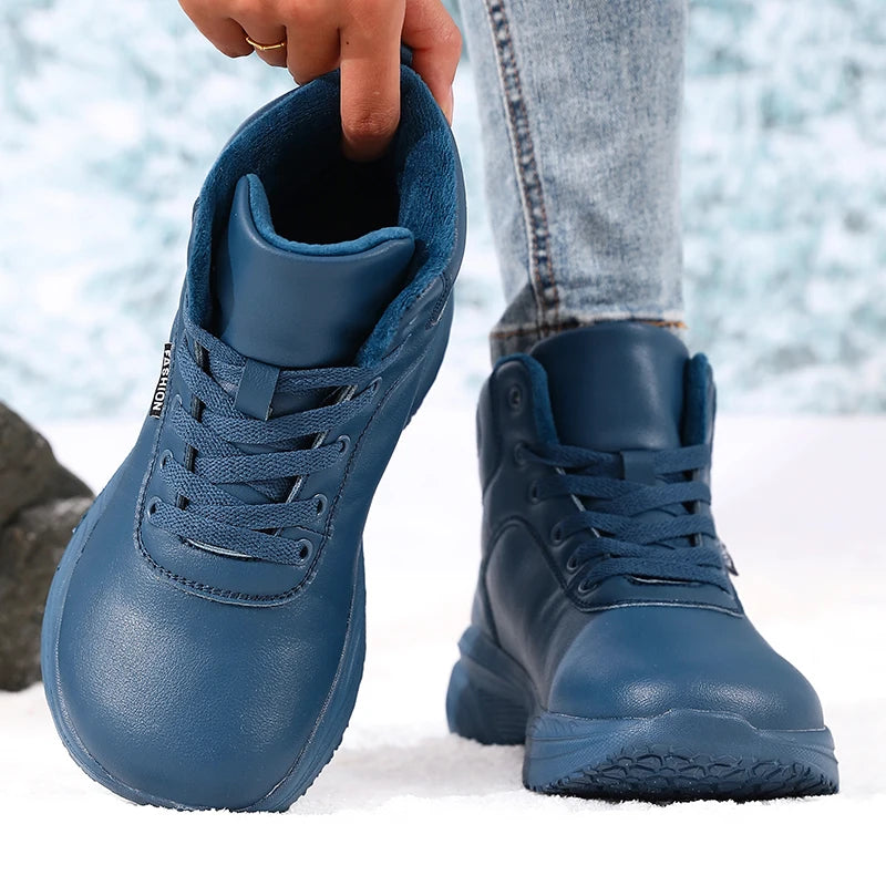 Women's Wide Toe Box Winter Ankle Boots – Warm & Non-Slip Women's Ankle Boots Axl