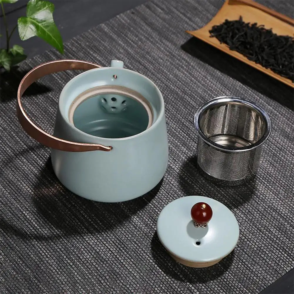 Stainless Steel Loose Tea Infuser & Strainer – Fine Mesh Tea Infuser Strainer Axl