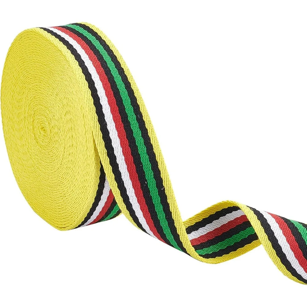 10 Yards Jacquard Woven Trim 1.5" Embroidered Ribbon – 5 Colors Jacquard Woven Trim Axl