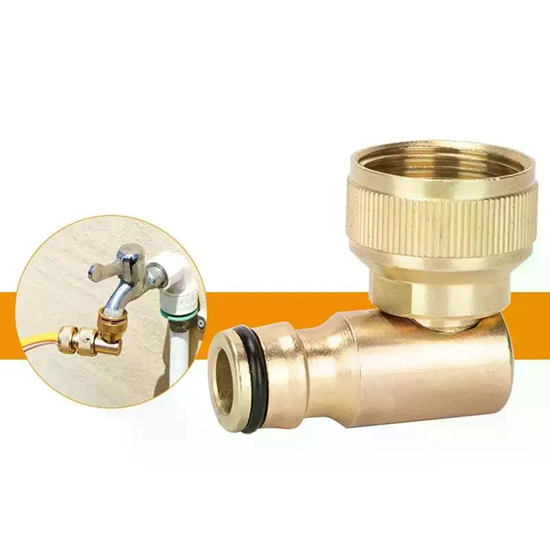 Brass Hose Swivel Quick Connector – Universal Anti-Leak Adapter Hose Quick Connector Axl