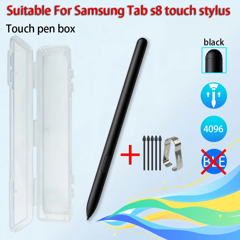 S Pen Stylus & Nibs for Samsung Galaxy Tab S8 / S8+ | 4096 Levels Tablet Stylus Pen Axl