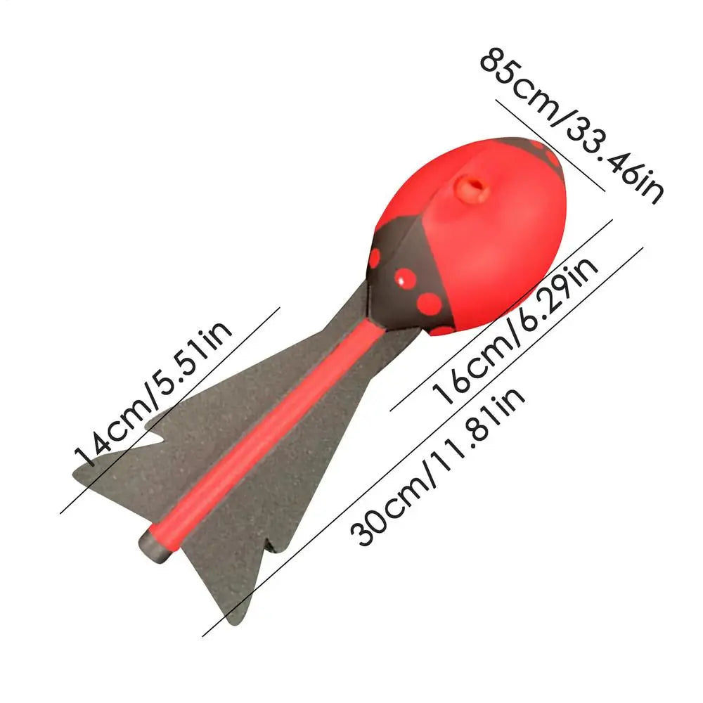 Vortex Howler Foam Football – Whistling Outdoor Throwing Toy Foam Throwing Toy Axl Red