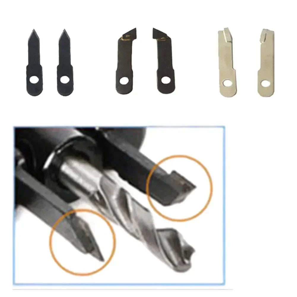 Adjustable Circle Hole Cutter Blades 2pc – Wood & Drywall Set Hole Cutter Blades Axl