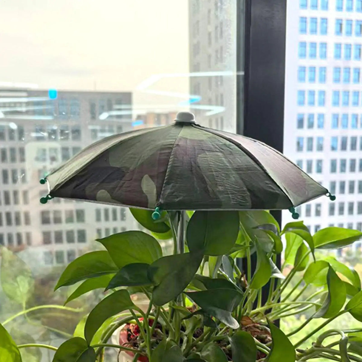 Mini Plant Umbrella UV Cover – Garden Shade Stake Outdoor Garden Shade Umbrella Axl
