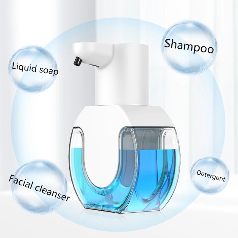 420ml Touchless Soap Dispenser – Wall-Mounted, USB-C Rechargeable Soap Dispenser Axl