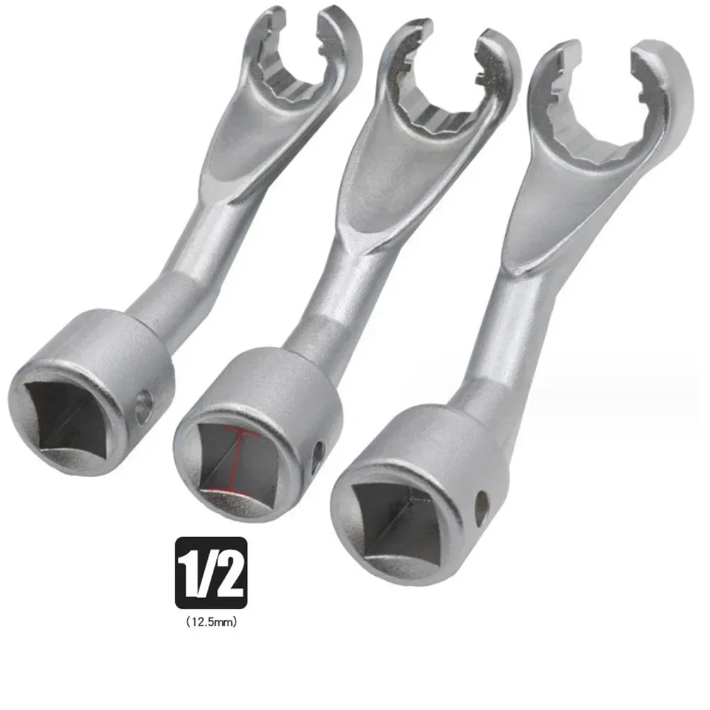 1/2" Drive Fuel Injector Socket Set – 14mm 17mm 19mm Wrench Fuel Injector Socket Set Axl