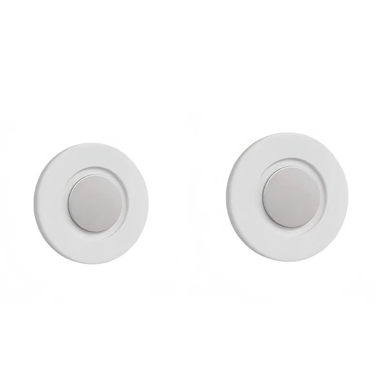 3-Pack No-Drill Magnetic Remote Holder – Wall Mount, White Remote Control Holder Axl 2PC