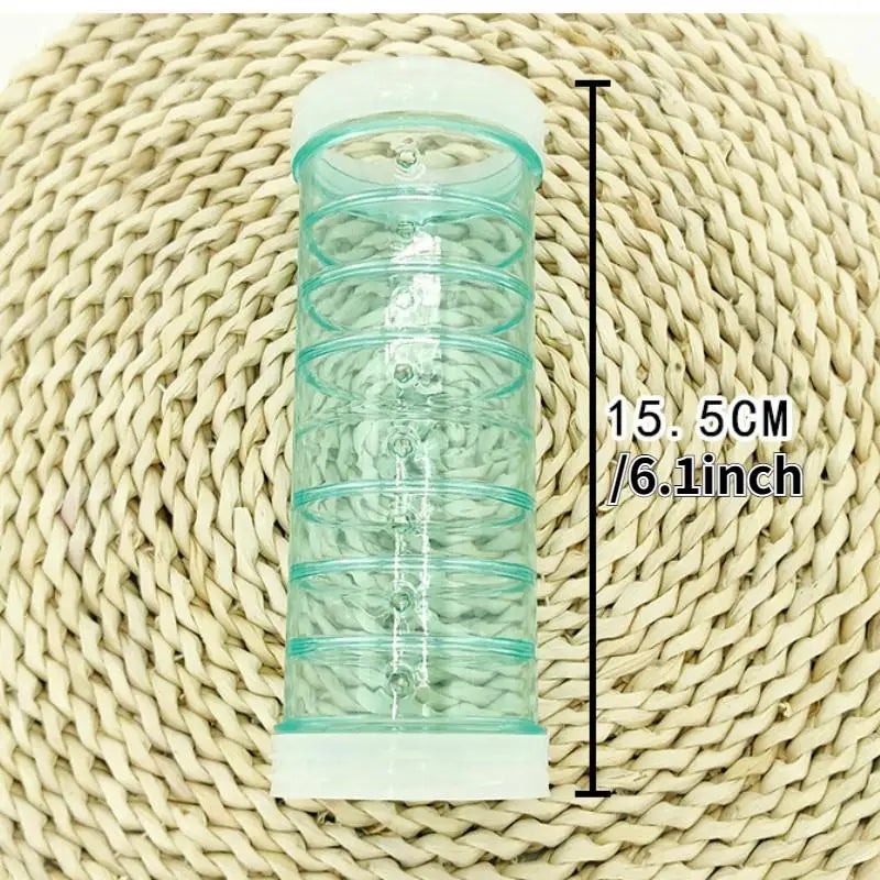 8-Piece Transparent Acrylic Hamster Tunnel Accessories Set Small Pet Tunnel Set Axl