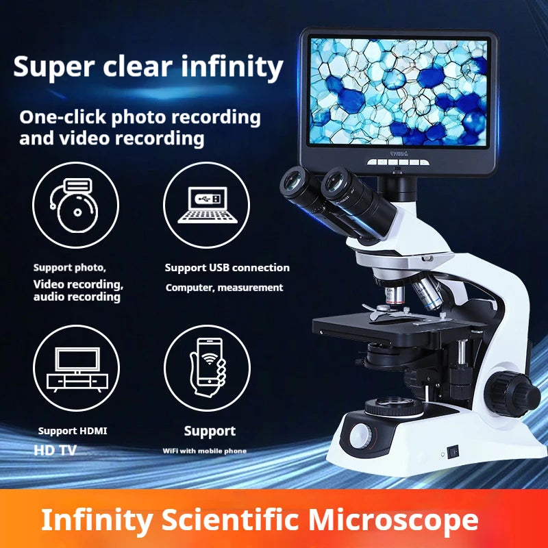 Research Grade Biological Microscope | Plan Infinity Optical System Biological Microscope Axl