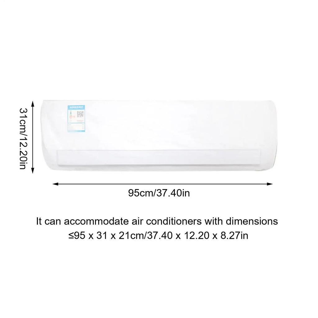 Wall Air Conditioner Dust Cover – PEVA Protective Cover AC Protective Cover Axl
