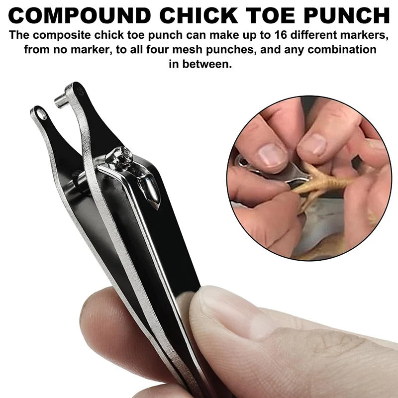 Chicken Toe Punch – ID Tool for Chicks, Ducklings & Mice Poultry ID Tool Axl