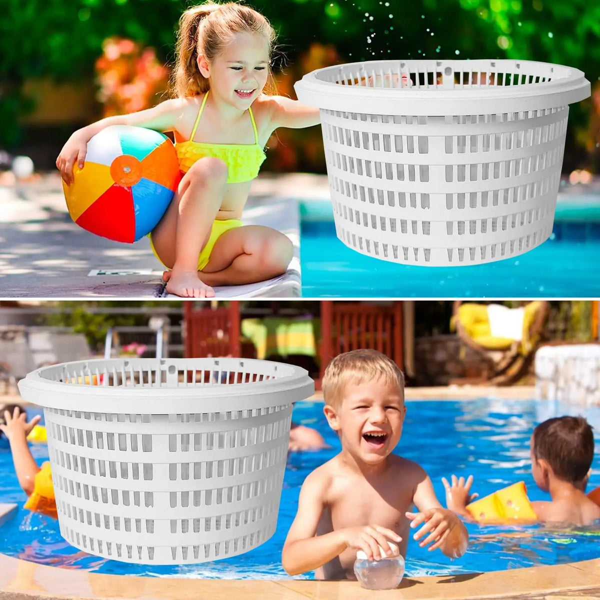 Pool Skimmer Basket – Leaf & Debris Filter for Inground Pools Pool Skimmer Basket Axl