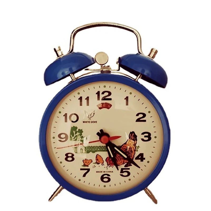 Vintage Mechanical Alarm Clock – Chicken Pecking Rice Desk Clock Mechanical Alarm Clock Axl
