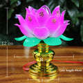 Buddhist Lotus Flower Lamp – Temple & Meditation Décor Decorative Flower Lamp Axl onesize