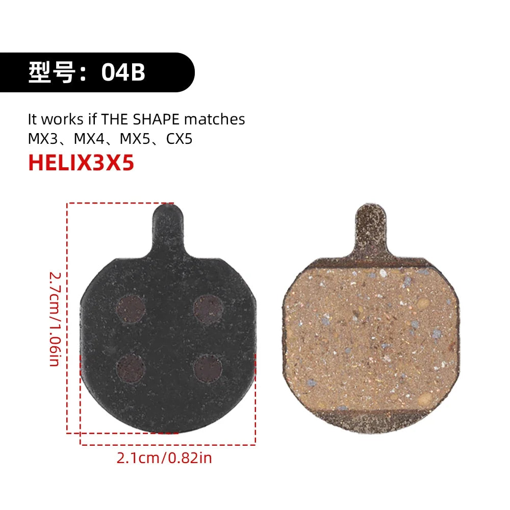 VXM Hydraulic Disc Brake Pads – MTB & Electric Scooter Disc Brake Pads Axl 04B