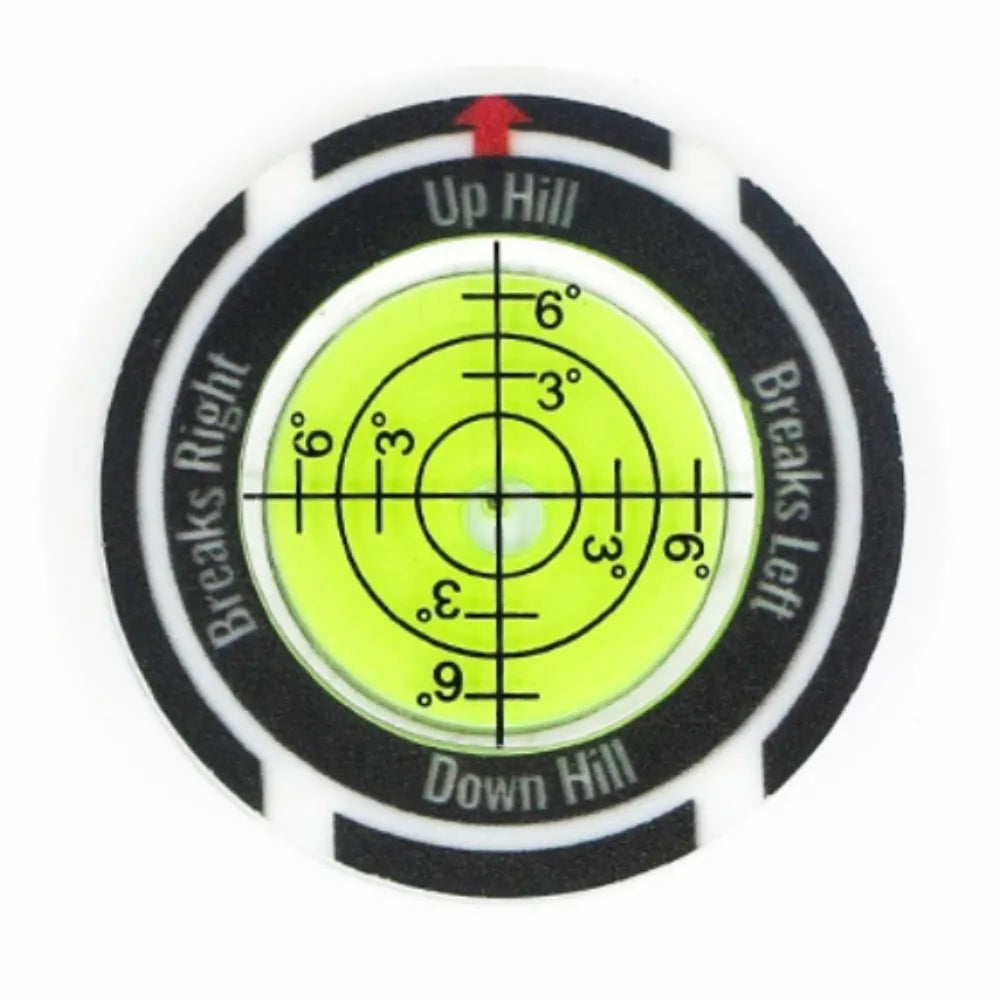 Golf Green Reading Tool – Spirit Level & Ball Marker Golf Training Aid Axl Style 1