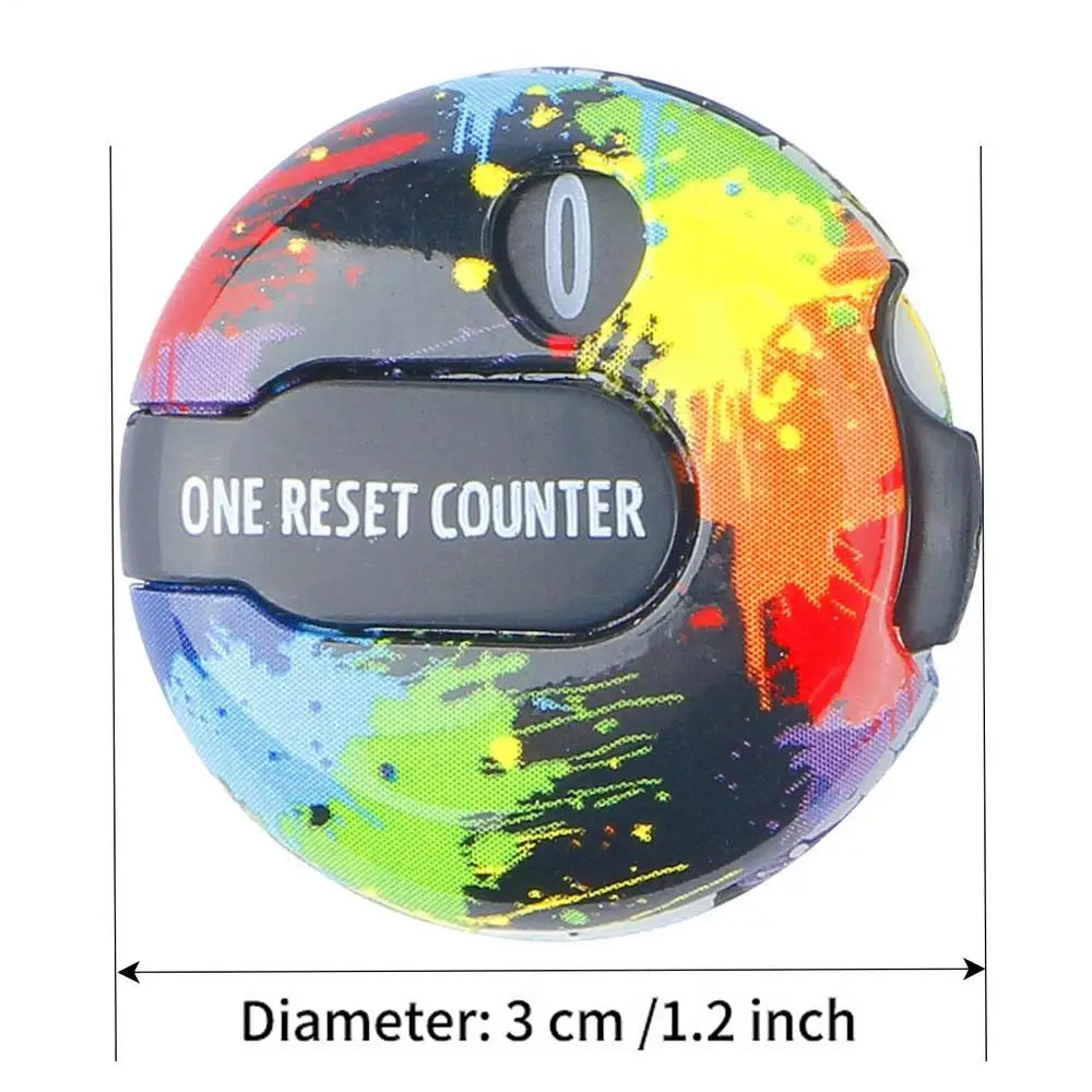 Mini Golf Score Counter Clicker – Glove Attachment, 12 Shots Golf Score Counter Axl Bright color
