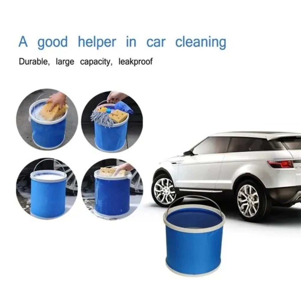 9L Collapsible Oxford Bucket – Car Wash, Camping & Fishing Collapsible Bucket Axl