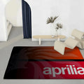 Aprilia Motorcycle Flannel Floor Mat – Non-Slip Indoor Rug Flannel Floor Mat Axl White4 50x80cm