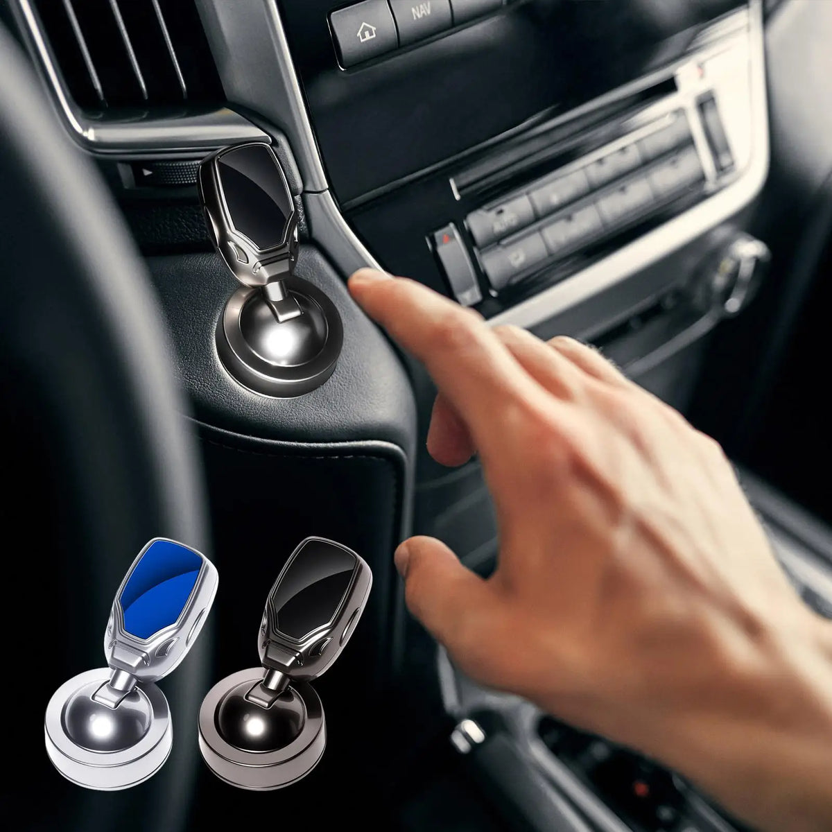 Push To Start Joystick Cover – Universal Car Start Button Car Interior Accessory Axl
