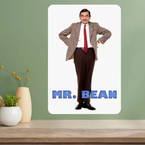 Mr Bean Classic TV Show Metal Poster Sign | Retro Wall Decor Metal Wall Sign Axl aluminum sign aluminum 20x30cm