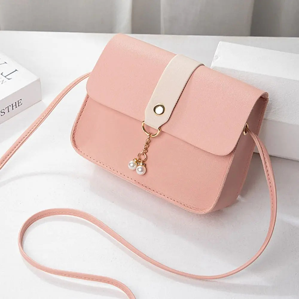 Women's Mini Square Crossbody Bag – Trendy Small Purse Crossbody Mini Bag Axl pink-