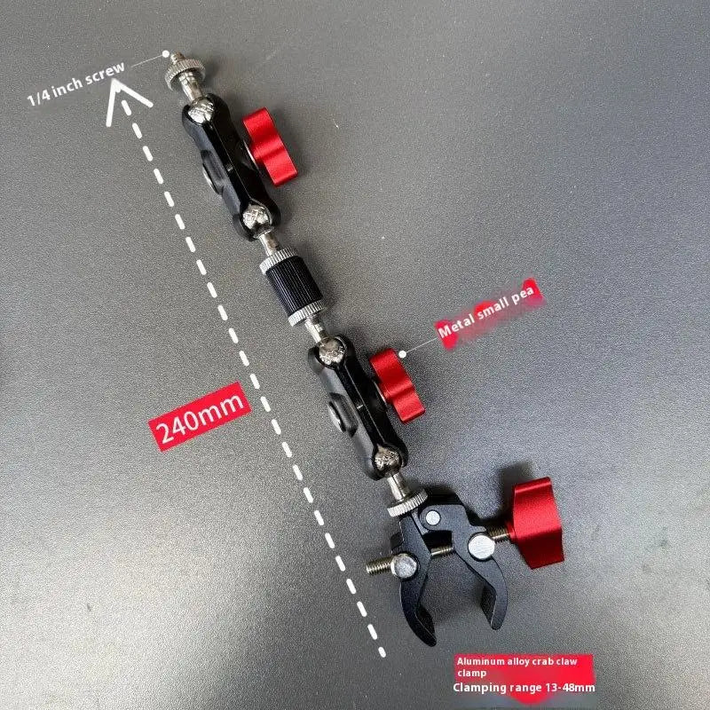 Metal Super Clamp & Double Ball Head Magic Arm | Camera Mount Camera Magic Arm Axl No plug A3