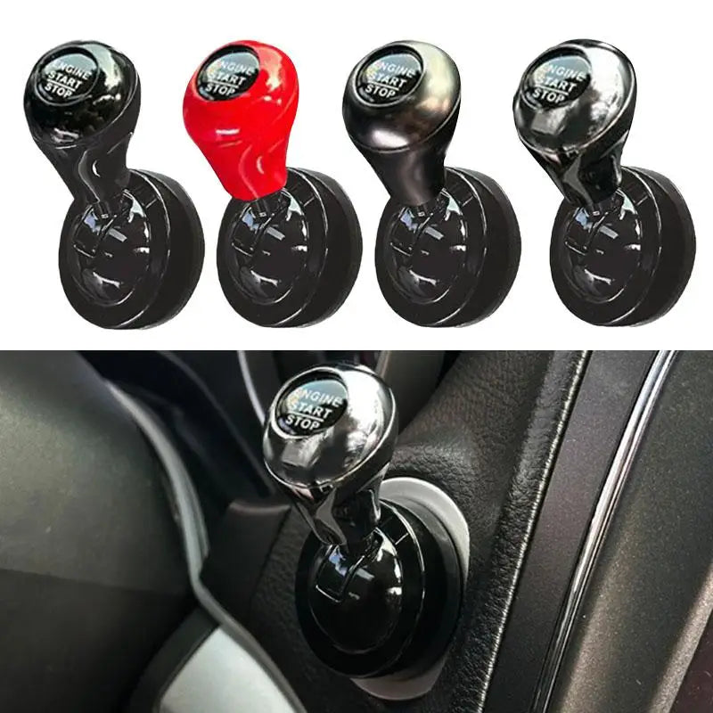 Retro Joystick Car Start Button Cover – Aluminum Decor Cap Car Button Decor Axl