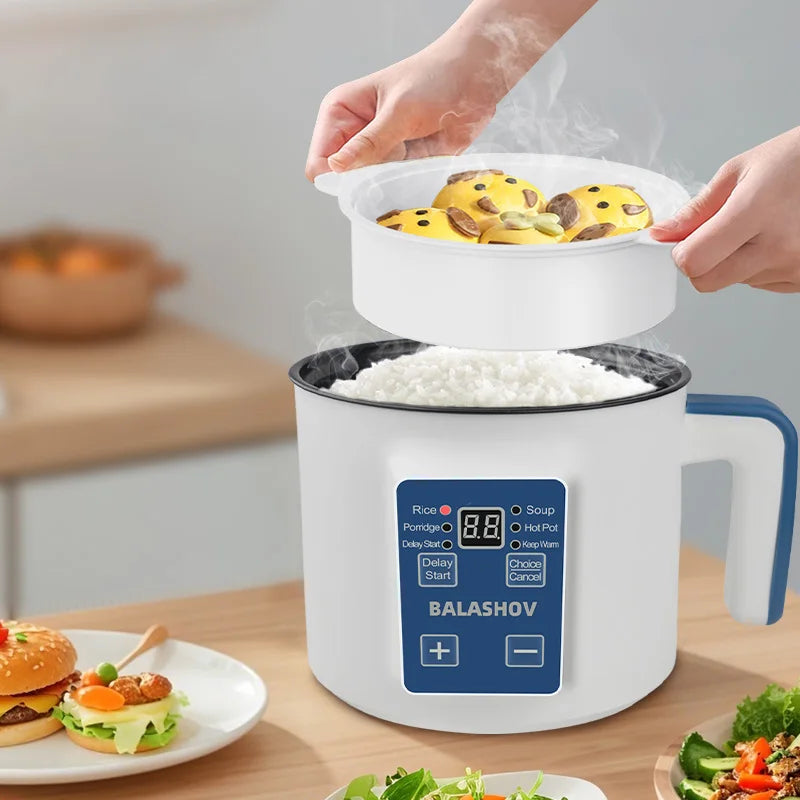 BALASHOV Mini Electric Rice Cooker – Multi-Function 220V EU Electric Rice Cooker Axl