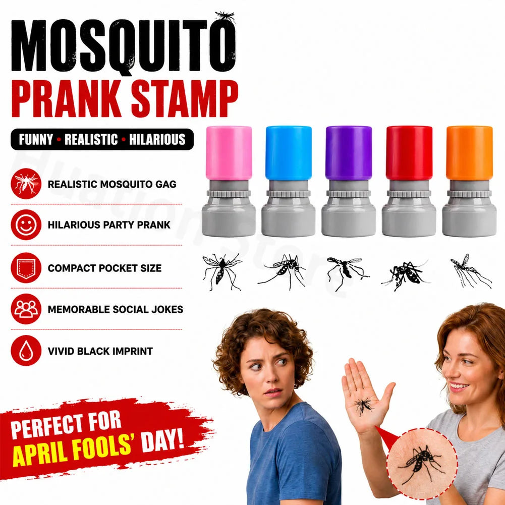 Mosquito Prank Stamp – Funny Novelty Bug Gag Gift Toy Novelty Prank Stamp Axl
