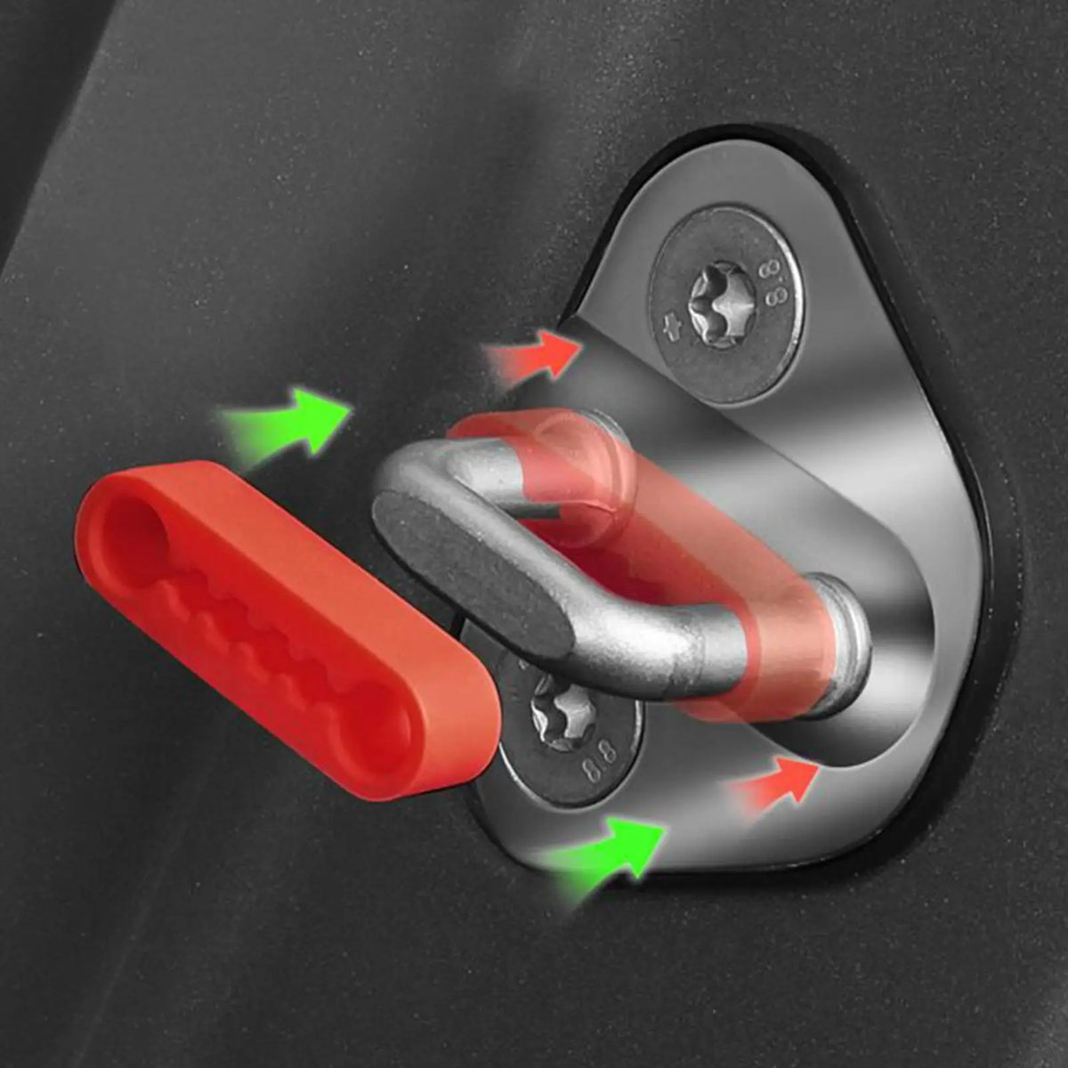 Car Door Shock Absorber Silicone Damper Cushion Pads 4 Pcs Car Door Damper Pad Axl