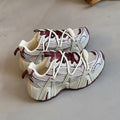 Women's Chunky Platform Sneakers – Breathable Mesh Casual Shoes Chunky Platform Sneakers Axl red 38