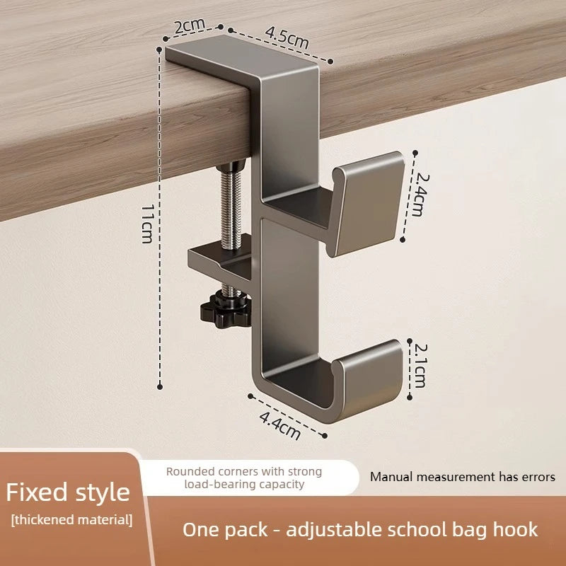 Universal Metal Headphone Stand & Desk Organizer Rack Headphone Stand Axl Grey2-1pcs