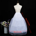 Women's 3-Hoop Crinoline Petticoat Underskirt 65/78/90cm Crinoline Petticoat Axl 90cm with Tulle