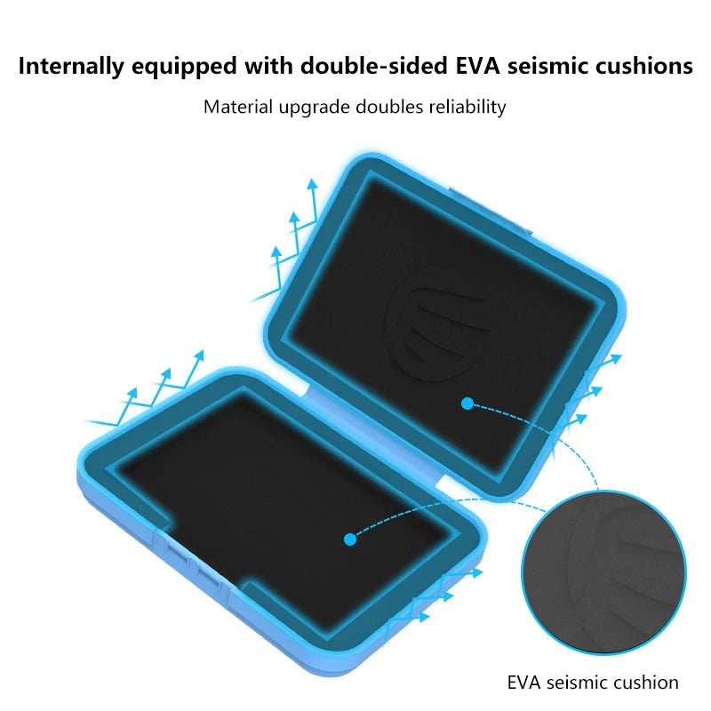 3.5 Inch HDD Protective Case – Shockproof & Dustproof Storage Box HDD Storage Case Axl