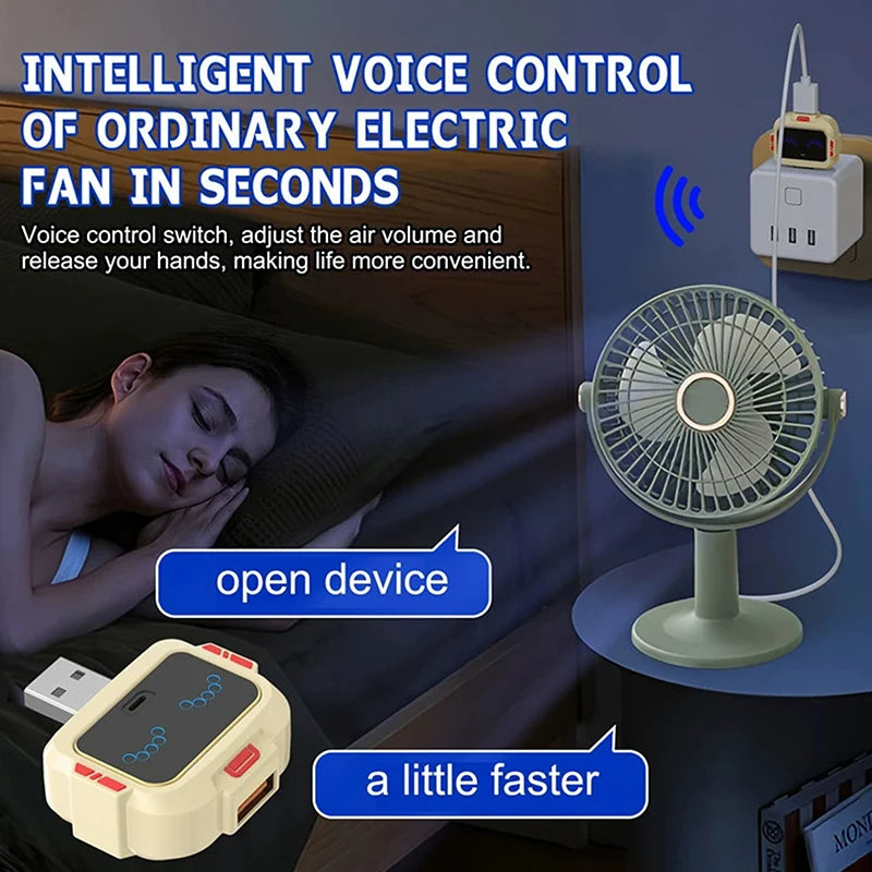 Voice Activated USB Switch – Hands-Free Control for 5V Devices Voice Control Switch Axl